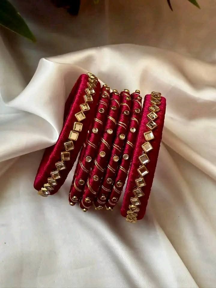 silk thread bangles
